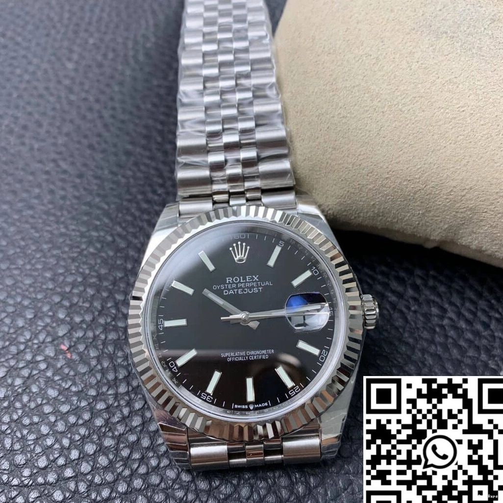 Dial M126334-0018 Datejust Black EW Factory Rolex 0906